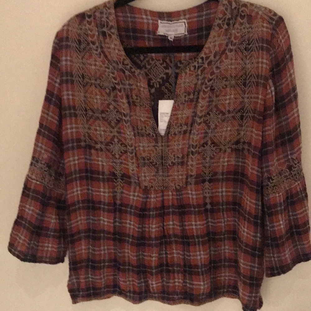 Johnny Was Workshop top, size M, new